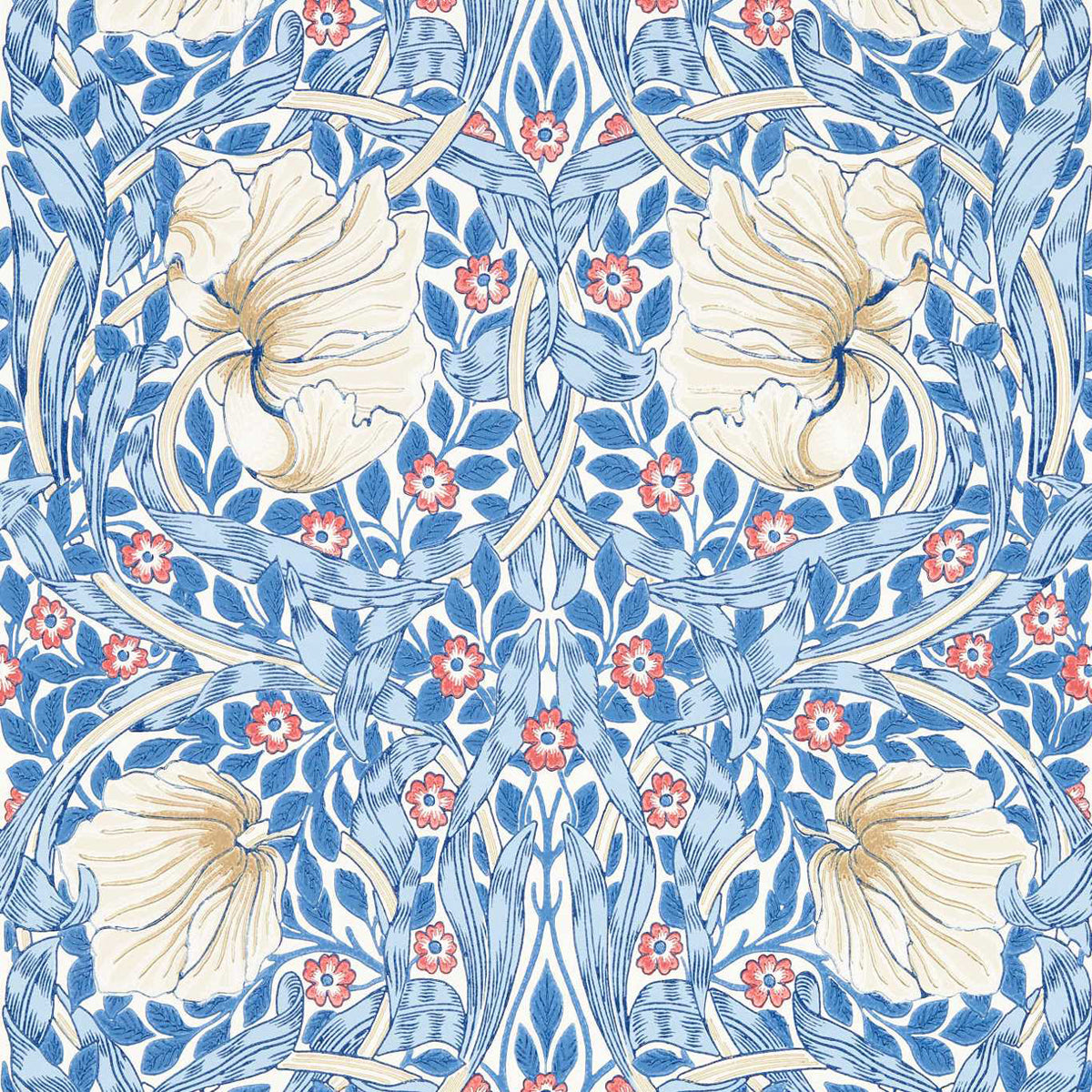 Pimpernel- Woad Wallpaper