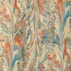 Taplow Wallpaper Sample - Clay/Blue