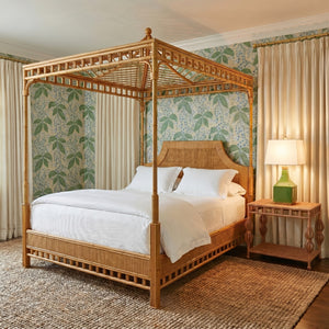 Trellis Canopy King Bed