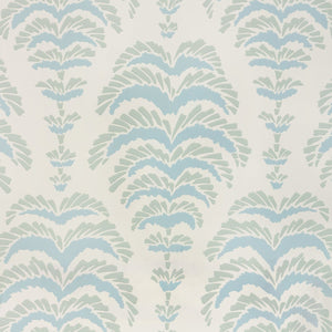 A fresh take on an classic motif in blue and aqua