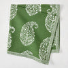 Kashmir Paisley Printed Napkin - Green