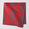 Kashmir Paisley Printed Napkin - Red