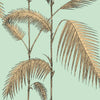 Palm Leaves Wallpaper - Mint/Yellow