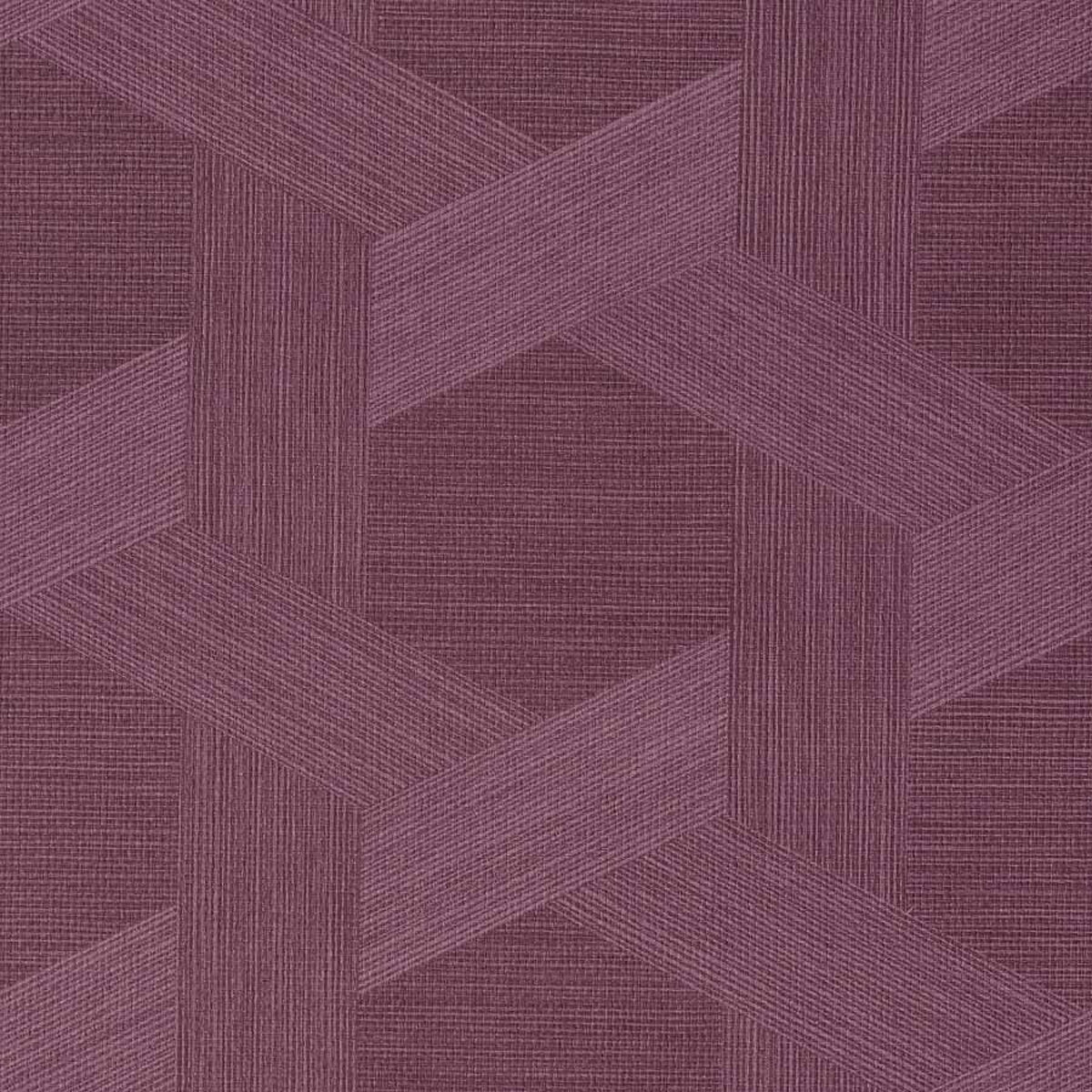 Vinyl Woven Sisal- Violet Wallpaper