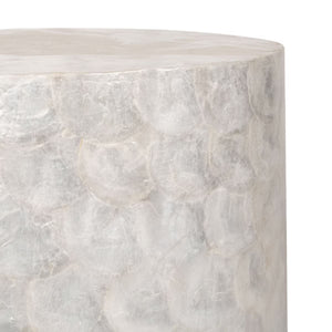 Round Capiz Side Table