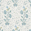 Khilana Floral Fabric - Peacock