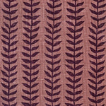 Pattern of stylized leaves on a textured reddish background