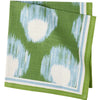 Bukhara Ikat Printed Napkin - Green