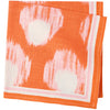 Bukhara Ikat Printed Napkin - Orange