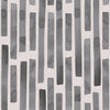 Colonnes Wallpaper Sample - Charcoal on White