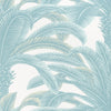 Queen Palm Wallpaper Sample - Spa Blue