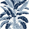 Banana Tree Wallpaper Sample - Navy