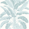 Banana Tree Wallpaper Sample - Spa Blue