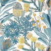 Protea Wallpaper Sample - Blue