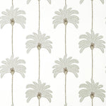 Pattern of palm trees on a white background