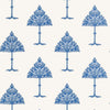 May Tree Wallpaper - Blue and White