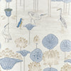 Malea Wallpaper Sample - Blue and Beige