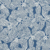 Island Orchid Wallpaper - Navy