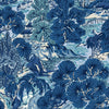 Pagoda Trees Wallpaper - Blues