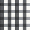 Buffalo Check Wallpaper Sample - Black