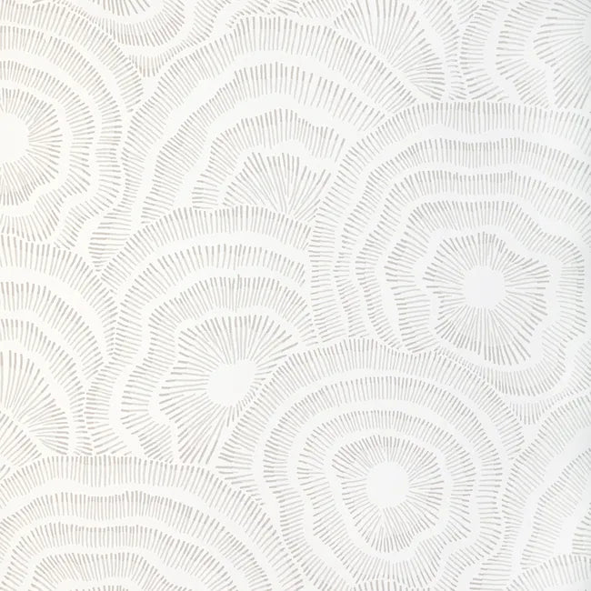 White geometric pattern on a white background