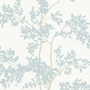 Silhouette Blooms Wallpaper