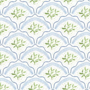 Vine Scallop Wallpaper Sample
