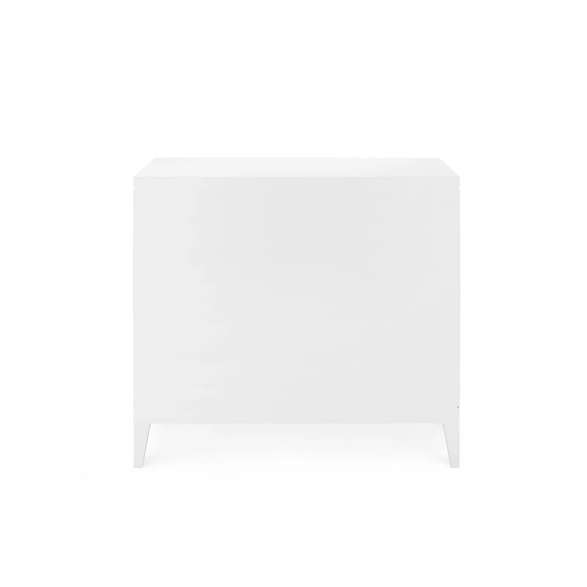 White dresser on a white background
