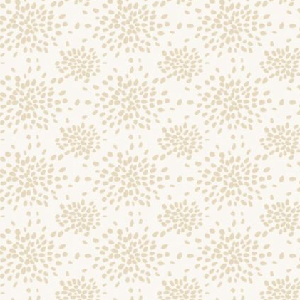 Pattern of small beige circles on a white background
