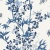 Jardin de Chine Fabric - Porcelain