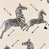 Zebras Wallpaper - Sandstone