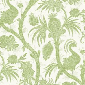 Balinese Peacock Wallpaper