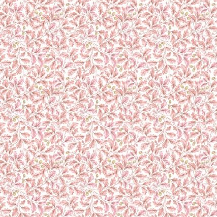 Pink and white patterned wallpaper