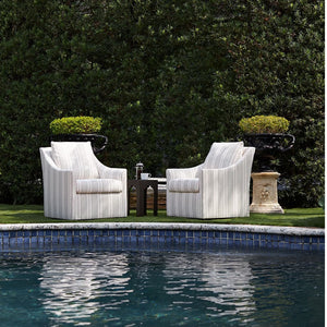 Fielding Upholstered Swivel Lounge Chair