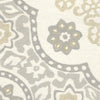 Seville Medallion Fabric - Light Stone